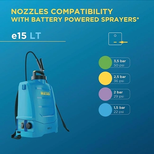 Пръскачка на батерии 15л MATABI e15 LT - 12V ➤ топ цена ➤ sorbe.bg