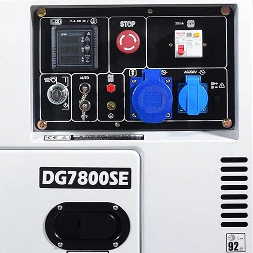 Генератор DG 7800SE Т дизелов трифазен - монофазен обезшумен ➤ топ цена ➤ sorbe.bg