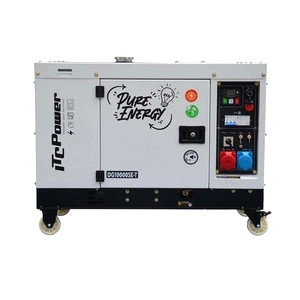 Генератор трифазен монофазен дизелов обезшумен DG 10000SE Т ITC Power