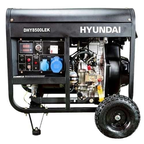 Генератор дизелов монофазен HYUNDAI DHY 8500LEK - 6,5kW ➤ топ цена ➤ sorbe.bg