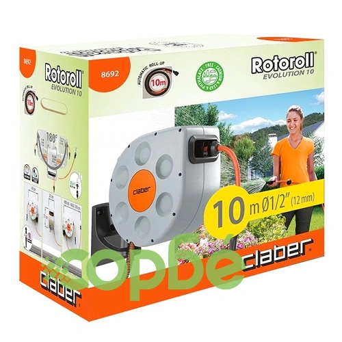 Автоматична стенна макара Rotoroll с маркуч10 м. ➤ топ цена ➤ sorbe.bg