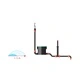 Разпръсквач Pop-up Rain Jet 0-350о 10см