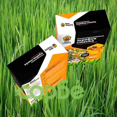 Тревна смеска медоносни цветя Bee Happy 0.5 кг за 15-20м2 ➤ топ цена ➤ sorbe.bg