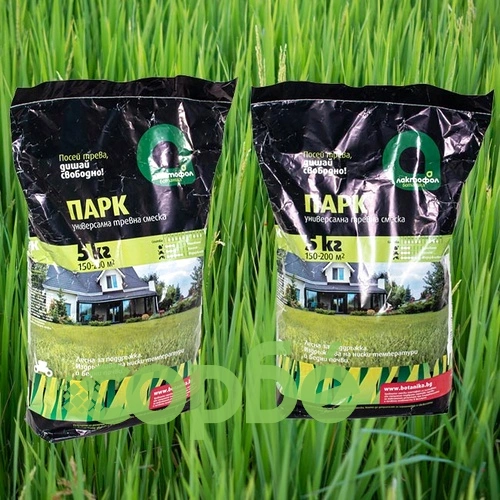 Тревна смеска Парк 5 кг за 150-200м2 на Лактофол ➤ топ цена ➤ sorbe.bg