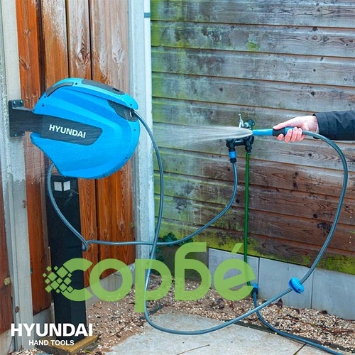 Автоматична стенна макара HY58601 с 30м маркуч 1/2 ➤ топ цена ➤ sorbe.bg