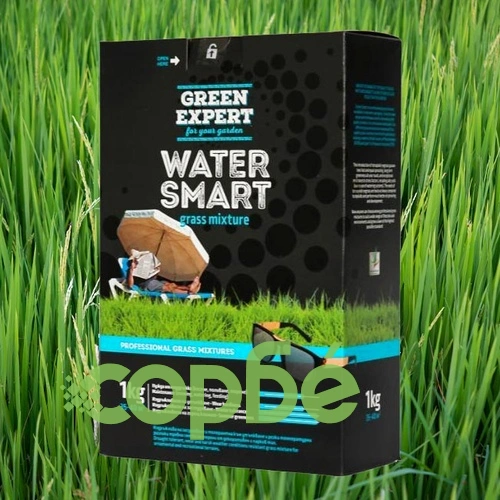 Водоспестяваща тревна смеска Green Expert 1кг за 35-40 м2 ➤ топ цена ➤ sorbe.bg
