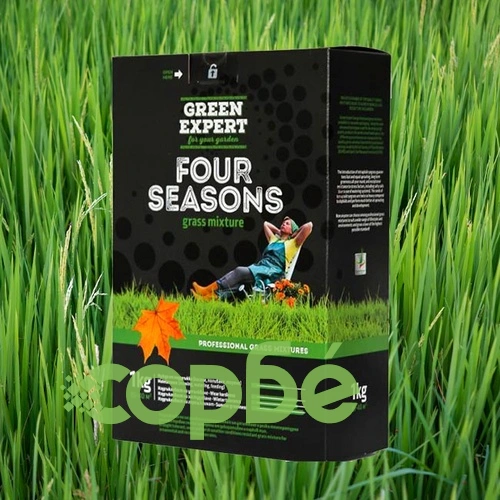 Тревна смеска 4-ри сезона 1кг Green Expert за 35-40 м2 ➤ топ цена ➤ sorbe.bg