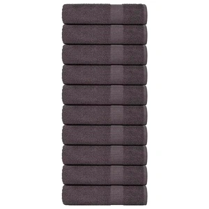 Комплект 10 Кърпи за Баня Антрацит 70x140 см 360 gsm 100% Памук
