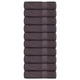 Комплект 10 Кърпи за Баня Антрацит 70x140 см 360 gsm 100% Памук