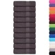 Комплект 10 Кърпи за Баня Антрацит 70x140 см 360 gsm 100% Памук