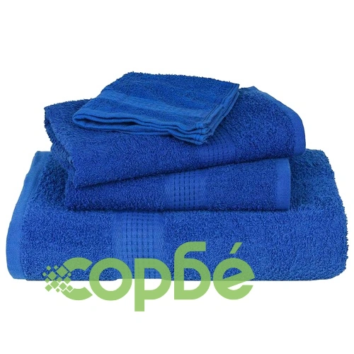 Кърпи за баня 2 броя сини 100x200 см 360 gsm 100% памук ➤ топ цена ➤ sorbe.bg