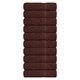 Комплект 10 кафяви хавлиени кърпи за баня 100x150 см 360 gsm 100% памук