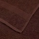 Комплект 10 кафяви хавлиени кърпи за баня 100x150 см 360 gsm 100% памук