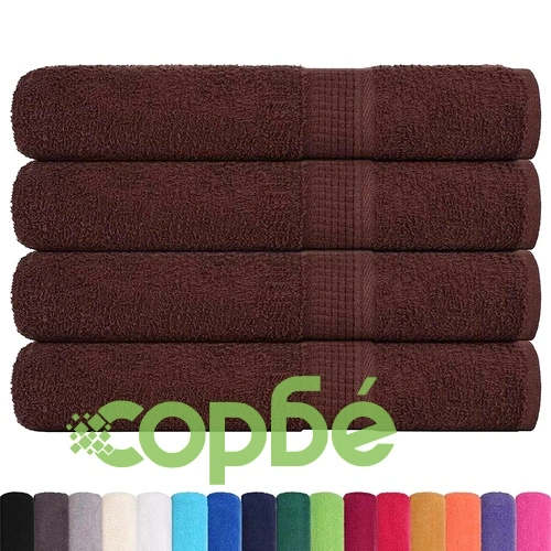 Кърпи FROGN 4 бр., кафяви, 100x200 см, 100% памук, 360 г/м² ➤ топ цена ➤ sorbe.bg