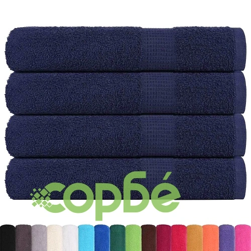 Кърпи FROGN 4 броя, тъмносини, 100x200 см, 100% памук, 360 г/м² ➤ топ цена ➤ sorbe.bg