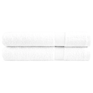 Премиум кърпи SOLUND 2 броя бели 100x200 см 600 gsm 100% памук