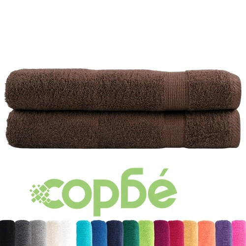 Кърпи SOLUND 2 бр, кафяви, 100x200 см, 100% памук, 600 g/m² ➤ топ цена ➤ sorbe.bg