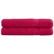 Премиум кърпи за баня SOLUND 2 бр. червени 100x200 см 600 gsm 100% памук