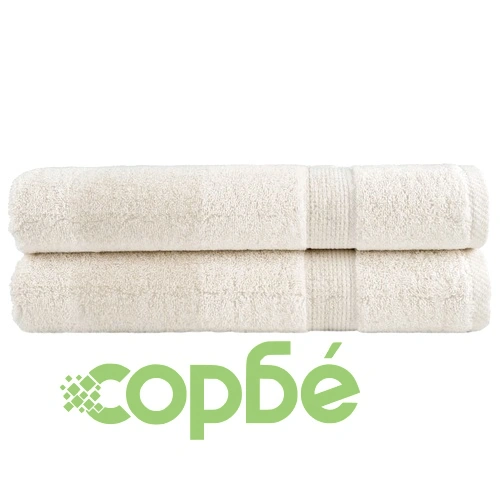 Премиум кърпи SOLUND 2 бр кремави 100x200 см 600 gsm 100% памук ➤ топ цена ➤ sorbe.bg
