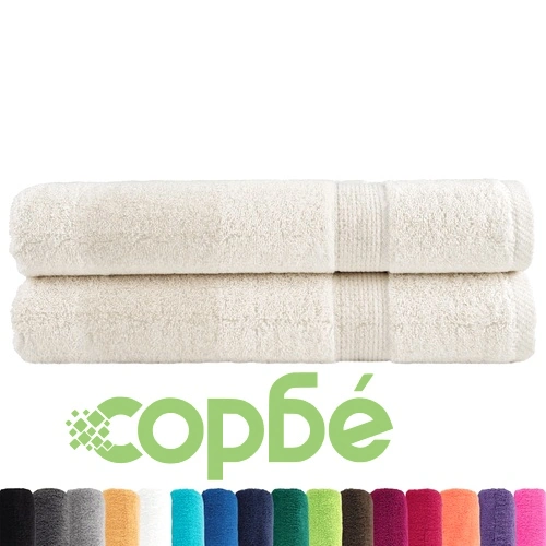 Премиум кърпи SOLUND 2 бр кремави 100x200 см 600 gsm 100% памук ➤ топ цена ➤ sorbe.bg