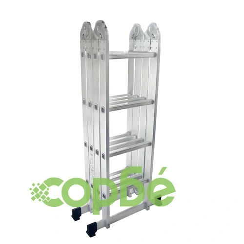 Многофункционална алуминиева стълба 16 стъпала 150 кг ➤ топ цена ➤ sorbe.bg