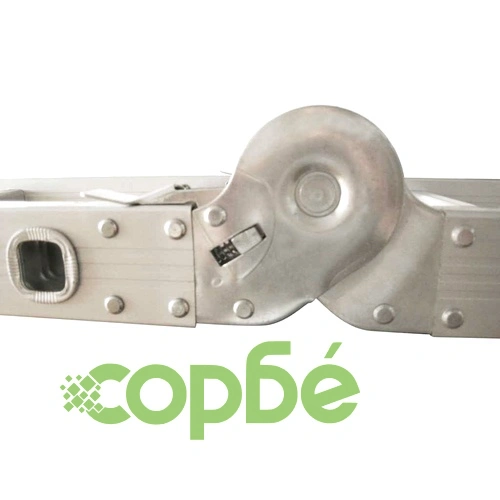 Многофункционална алуминиева стълба 16 стъпала 150 кг ➤ топ цена ➤ sorbe.bg