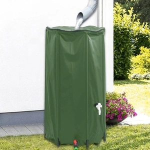 Сгъваем резервоар за вода с кран 100 л PVC 40x80 см