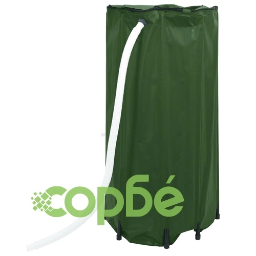Сгъваем резервоар за вода с кран 100 л PVC 40x80 см ➤ топ цена ➤ sorbe.bg