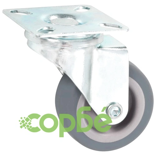 Комплект 32 броя въртящи се колелца 50 мм TPR с поцинкована рамка ➤ топ цена ➤ sorbe.bg