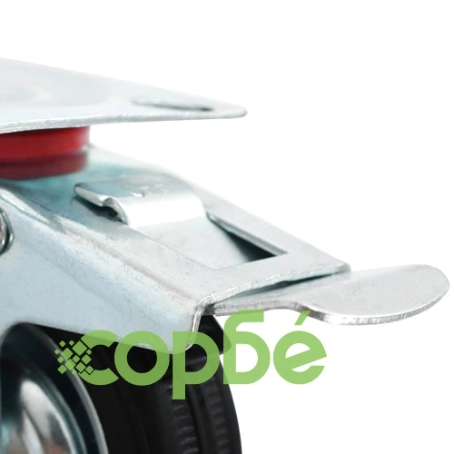 16 бр Въртящи се колела от гума и поцинковано желязо, 75 мм, с и без спирачки ➤ топ цена ➤ sorbe.bg