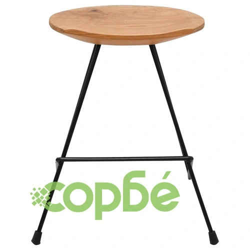 Табуретки от масивно тиково дърво, комплект 2 бр, 40x40x46 см ➤ топ цена ➤ sorbe.bg