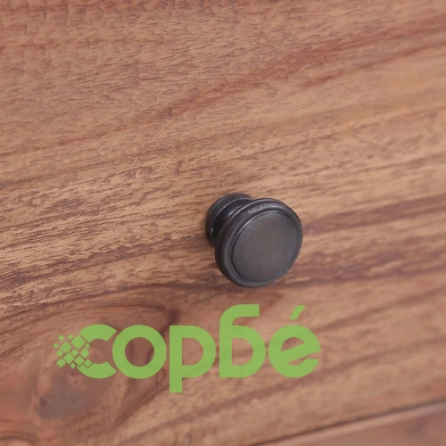 Бюфет от масивно тиково дърво, 100x30x68 см, колониален стил ➤ топ цена ➤ sorbe.bg