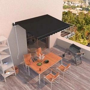 Автоматична прибираща се тента 350x250 см, антрацит