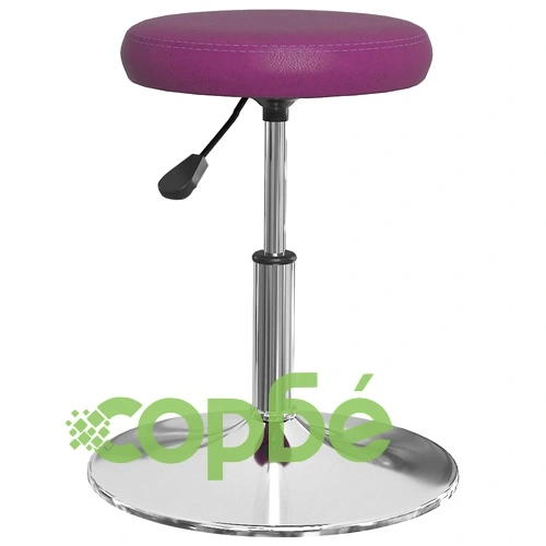 Трапезни столове, 6 бр, лилави, от изкуствена кожа с хромирана стоманена рамка ➤ топ цена ➤ sorbe.bg