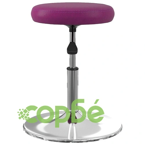 Трапезни столове, 6 бр, лилави, от изкуствена кожа с хромирана стоманена рамка ➤ топ цена ➤ sorbe.bg