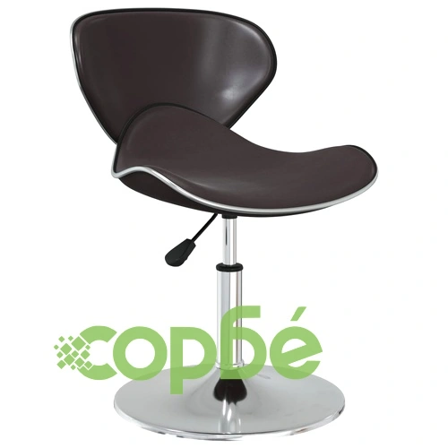 Трапезни столове, 6 бр, кафяви, изкуствена кожа, въртящи се, с регулируема височина ➤ топ цена ➤ sorbe.bg