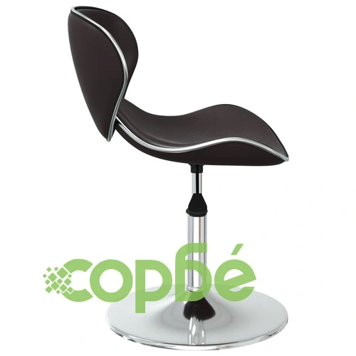 Трапезни столове, 6 бр, кафяви, изкуствена кожа, въртящи се, с регулируема височина ➤ топ цена ➤ sorbe.bg