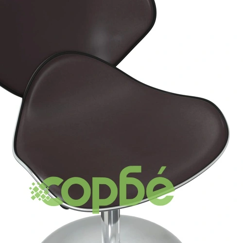 Трапезни столове, 6 бр, кафяви, изкуствена кожа, въртящи се, с регулируема височина ➤ топ цена ➤ sorbe.bg