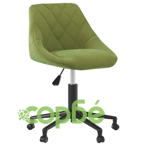 Въртящи се трапезни столове от кадифе, 6 бр, светлозелени, размер 46 x 44 x (67,5-79) см ➤ топ цена ➤ sorbe.bg
