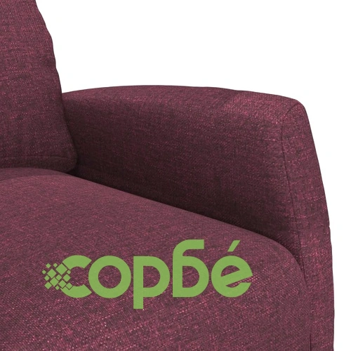 Изправящ стол с електрическо повдигане, лилав, текстил, 65 x 97 x 104,5 см ➤ топ цена ➤ sorbe.bg