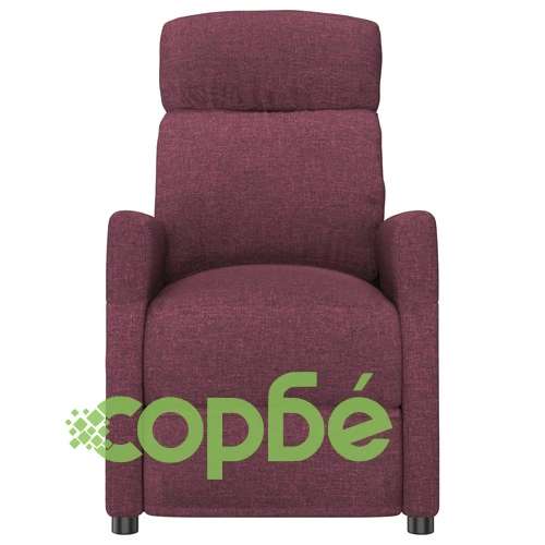 Изправящ стол с електрическо повдигане, лилав, текстил, 65 x 97 x 104,5 см ➤ топ цена ➤ sorbe.bg