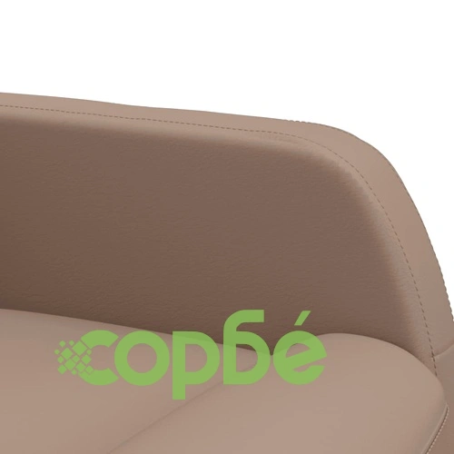 Изправящ масажен стол с 6-точков вибрационен масаж, капучино, изкуствена кожа ➤ топ цена ➤ sorbe.bg