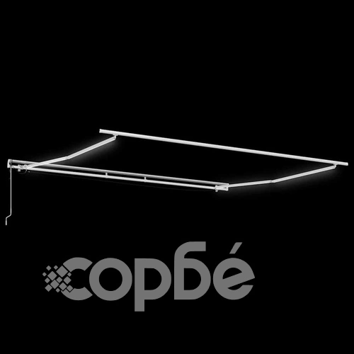 Сенник Бяло 5 × 3,5 m Метален с UV защита ➤ топ цена ➤ sorbe.bg
