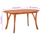 7-Членен Градински Комплект за Хранене от Полиратан и Акациево Дърво със Сиви Възглавници