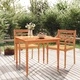 Квадратна маса Батавия 85x85x75 см от масивно тиково дърво