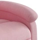 Електрически реклайнер стол от розово кадифе 71x86,5x99,5 см
