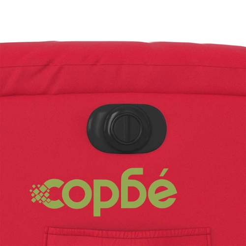 Електрически изправящ реклайнер стол с функция за повдигане, червен, изкуствена кожа ➤ топ цена ➤ sorbe.bg