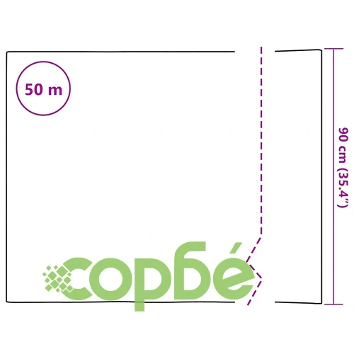 Фолио за прозорци 3 броя, статично, матово, бяло, PVC, 90 x 1000/2000 см ➤ топ цена ➤ sorbe.bg