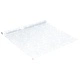 Матирано фолио за прозорци с шарка цветя, PVC, 90x500 см, 4 бр. с 4 скрапера