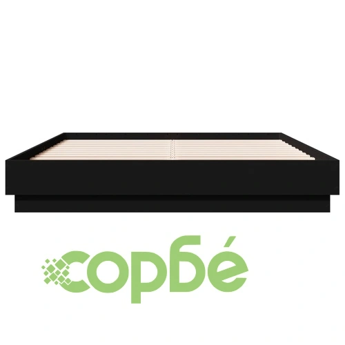 Рамка за легло с LED осветление, инженерно дърво, 120x200 см ➤ топ цена ➤ sorbe.bg